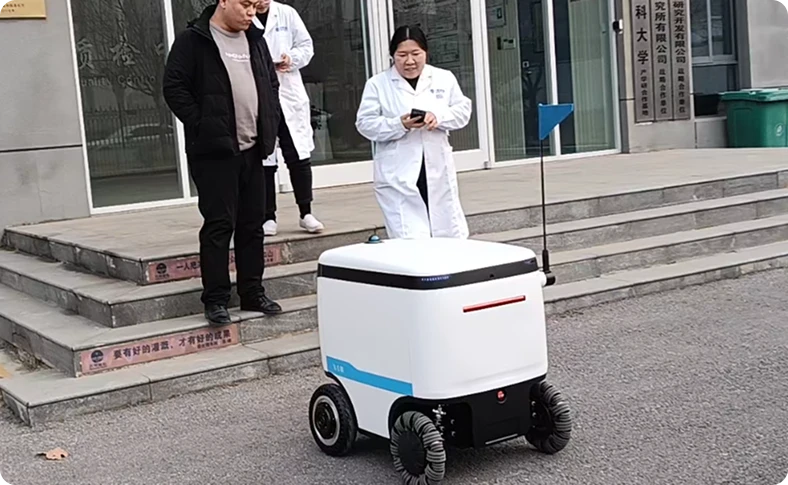 Smart Logistics Breakthrough: Hebei Wanbang Fulin Pharmaceutical D eploys Speedybot for Seamless Indoor-Outdoor Delivery