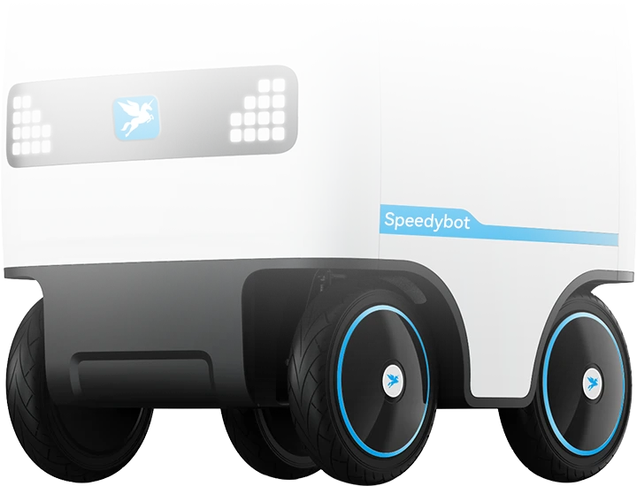 Speedybot Indoor and Outdoor Delivery Robot