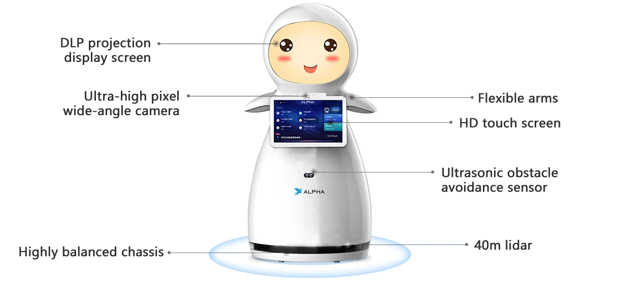 Snow AI Service Robot