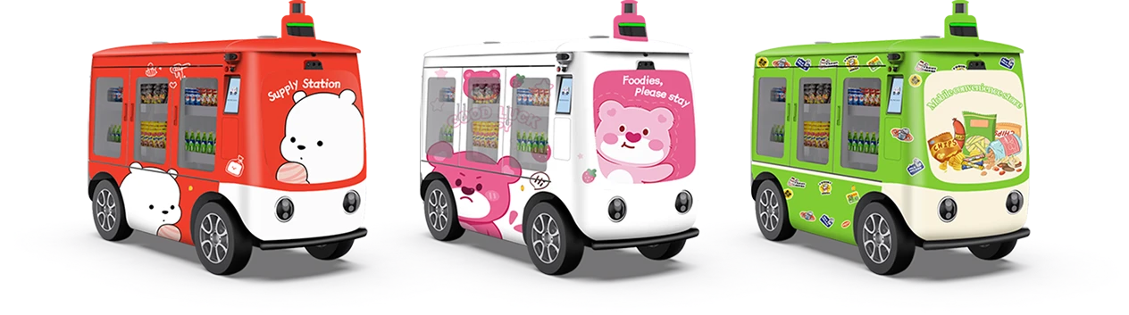 WeDrive Unmanned retail vehicles Mobile convenience store