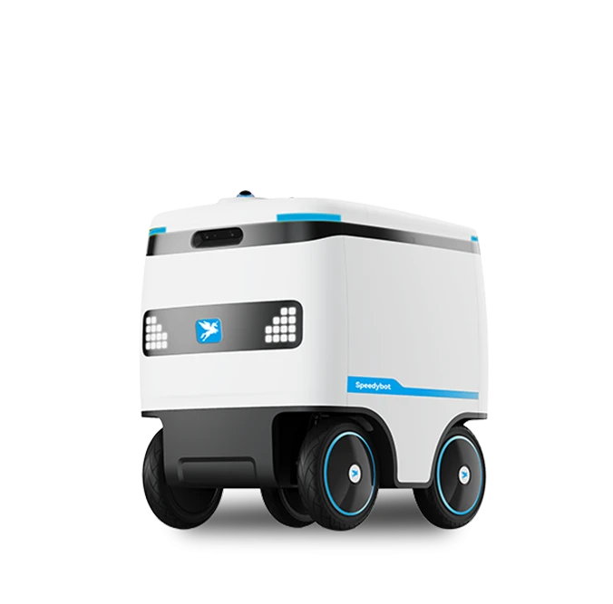 Speedybot Indoor and Outdoor Delivery Robot