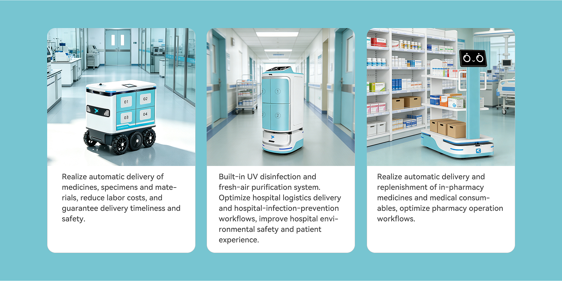 Hospital Intelligent Medical Robot Matrix