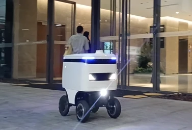SpeedyBot Delivery Robots Now Navigate Business Centers with Autonomous Elevator Rides